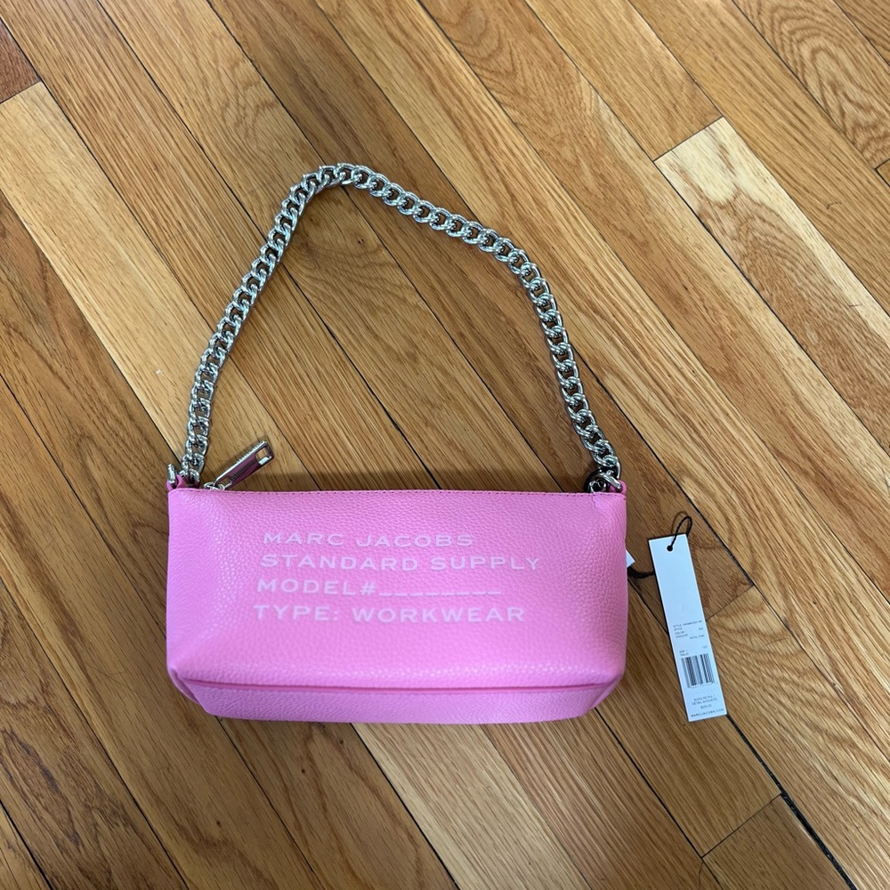 Marc Jacobs Pink Metallic Chain Shoulder Bag